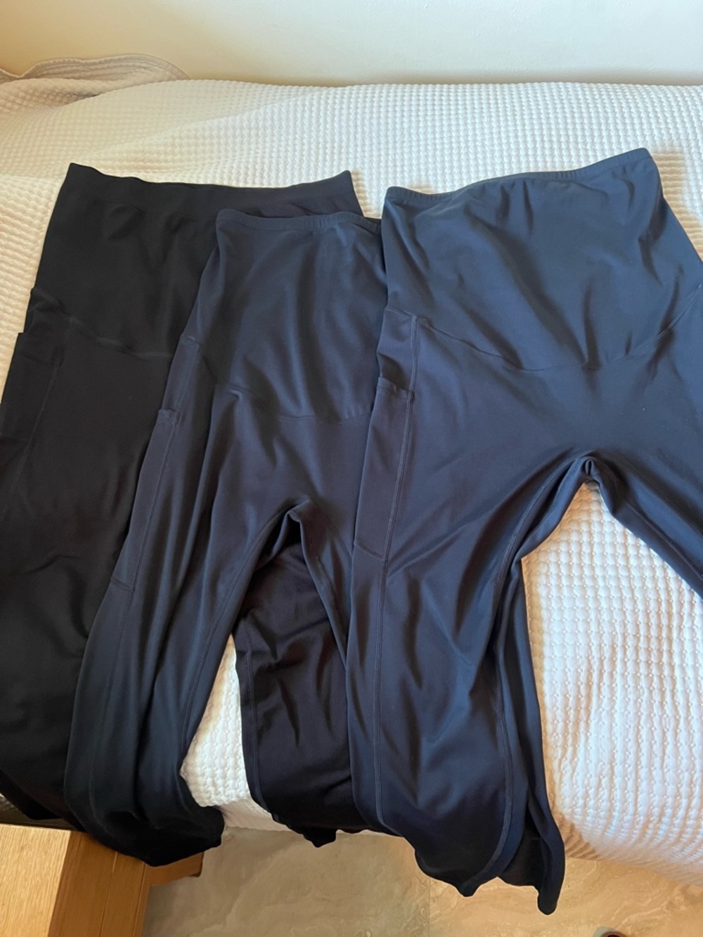 3 pairs Maternity Leggings - Black